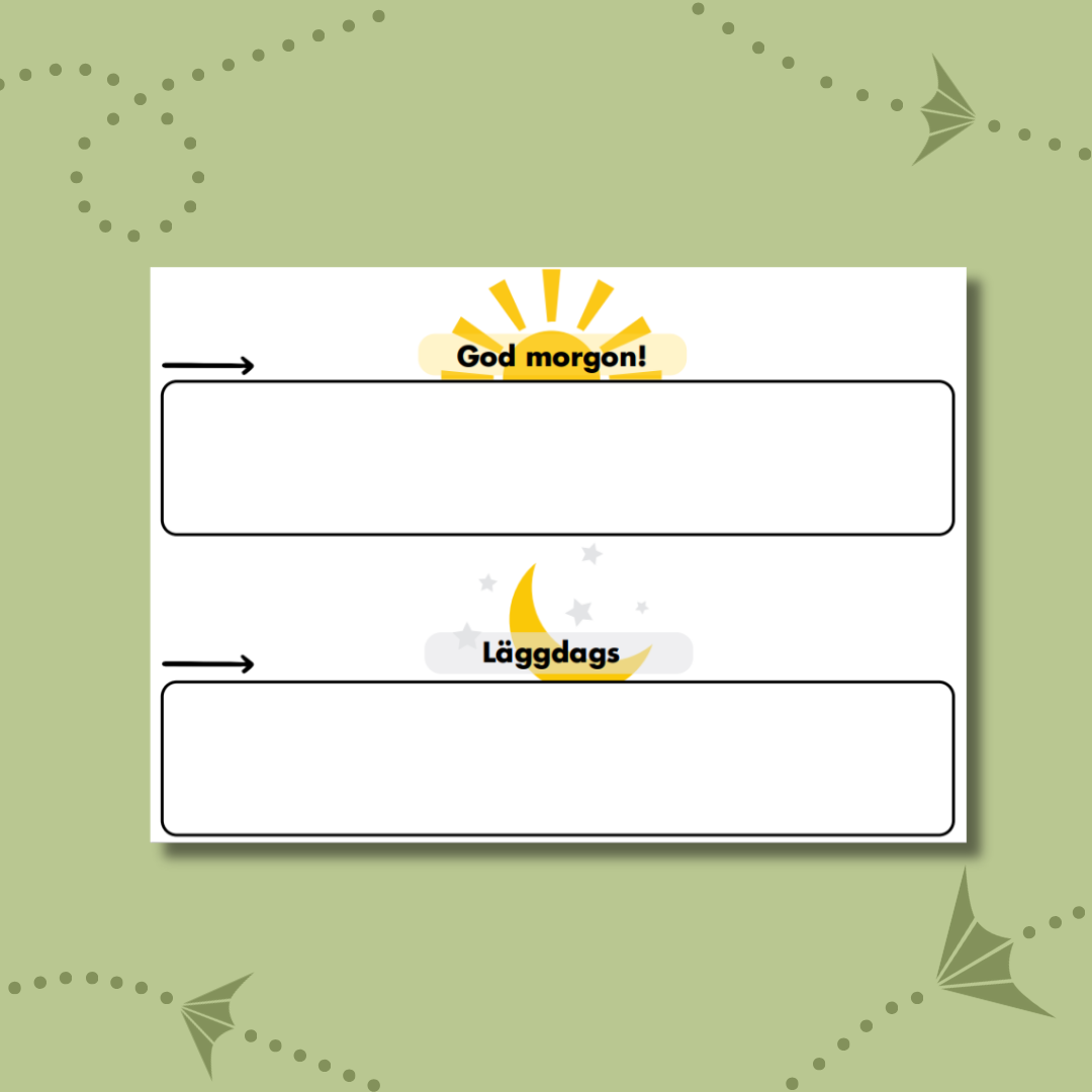 Pärmbilden för Morgon- och kvällsrutiner