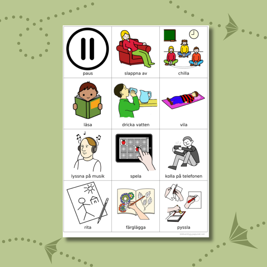 Pärmbilden för Paus - bildstöd